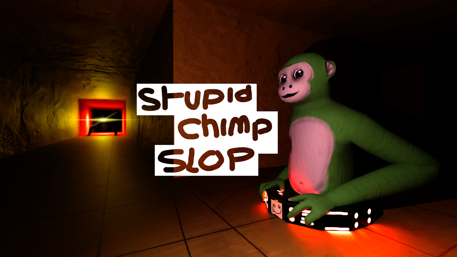 Stupid Chimp Slop Banner